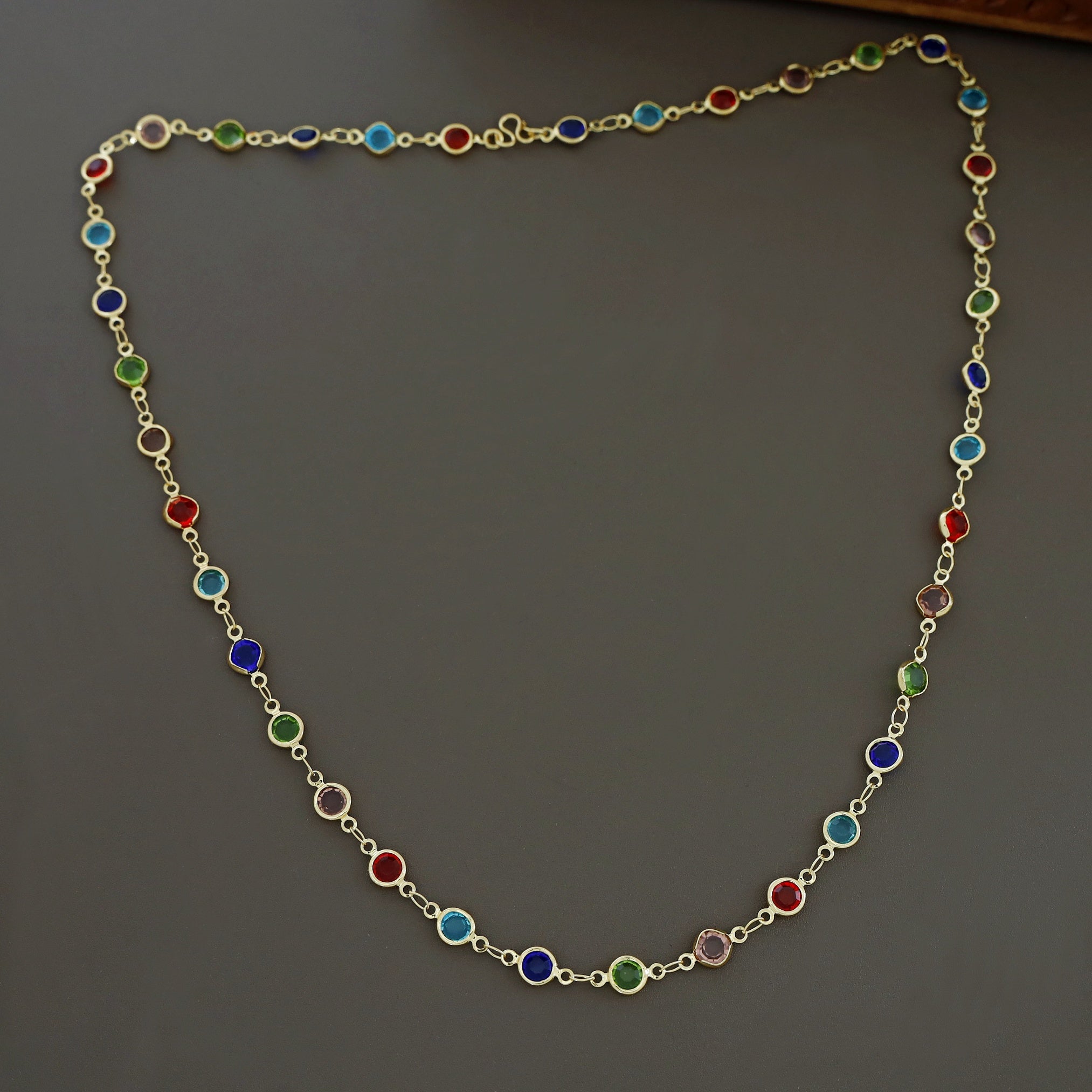 Multicolour Long Neckpiece