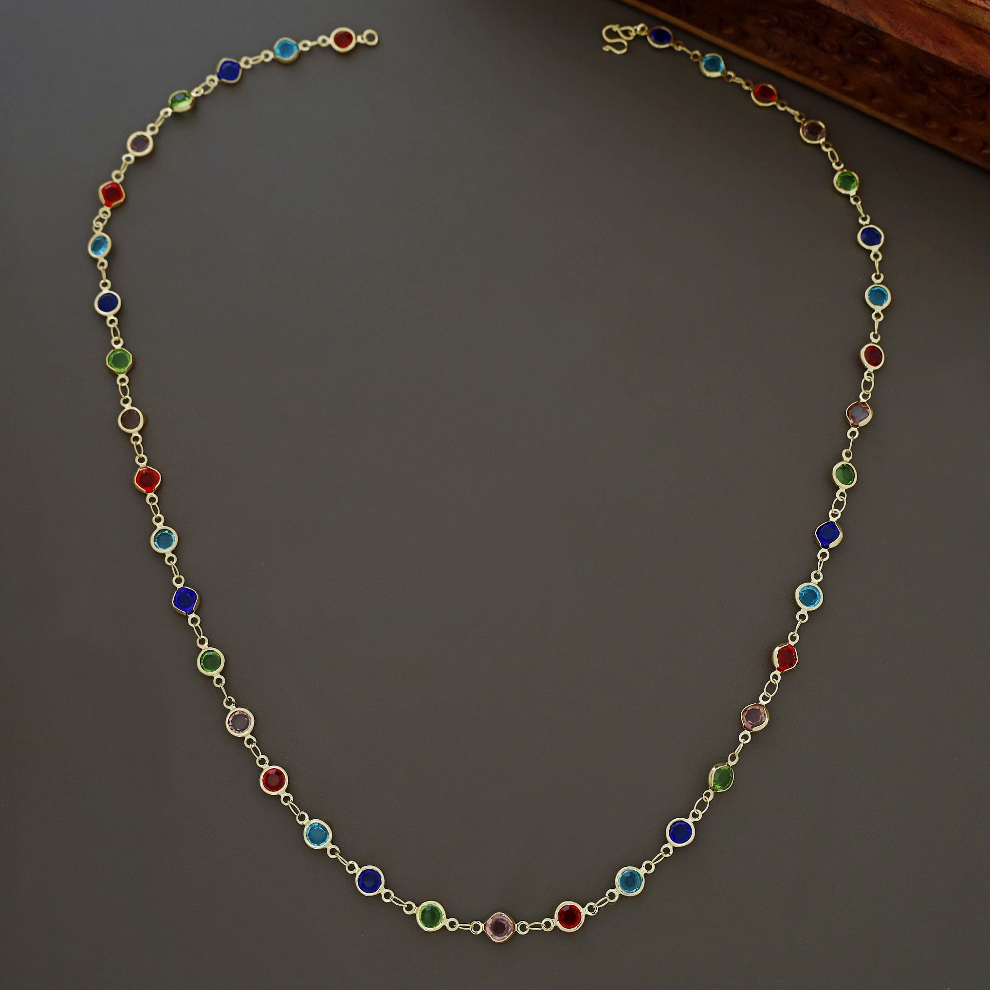Multicolour Long Neckpiece